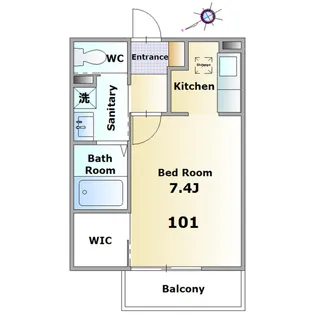 Fortuna(フォルトゥナ)【1階】の間取り