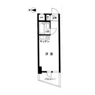 サンハイツ神田キタムラビル【8階】の間取り