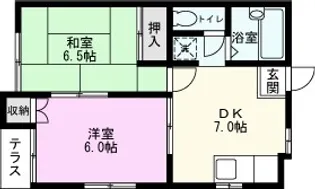 グリーンハイツY【1階】の間取り