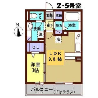 アトリエ ドゥ【3階】の間取り