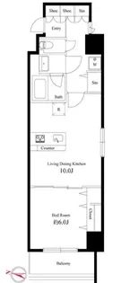 グレイス綾瀬【7階】の間取り
