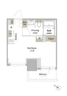 プライムメゾン西新宿【9階】の間取り
