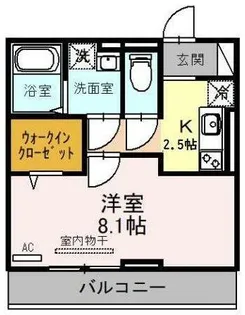 プルメリア【1階】の間取り
