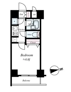 パレステュディオ信濃町【2階】の間取り