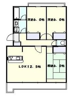 グリーンヒル藤が丘C【5階】の間取り