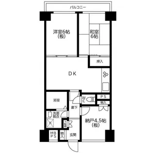 ロイヤルハウス都立大【2階】の間取り