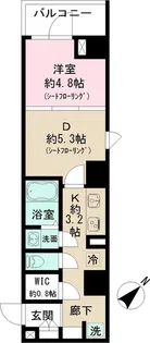 ショコラスイート東日本橋【2階】の間取り