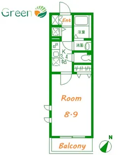 シエルグランTOKAI【1階】の間取り