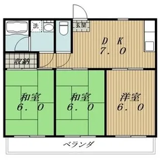 TOKAI SO【3階】の間取り