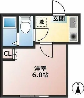 クロックヒル【2階】の間取り