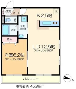 KMコーポ【2階】の間取り