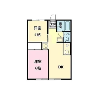 シティハイム白砂 B【1階】の間取り