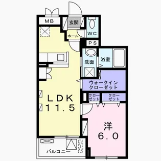 カーサ・クラティーバ【4階】の間取り