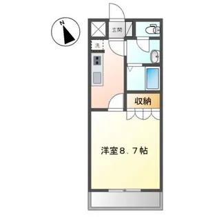 ファースト JUN【1階】の間取り