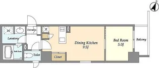 リエトコート元赤坂【4階】の間取り
