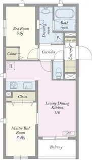 レグルス西新宿【2階】の間取り