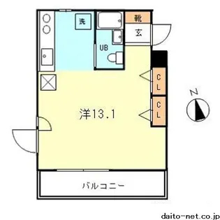 ブロスコート【2階】の間取り