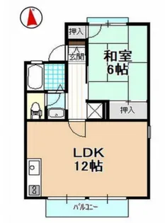 リュミエールA・B【2階】の間取り