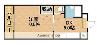 ホリエハイツ【2階】の間取り
