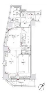 アヴニールイシ南千住【4階】の間取り