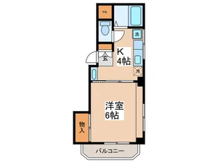 けやきハイツ【2階】の間取り