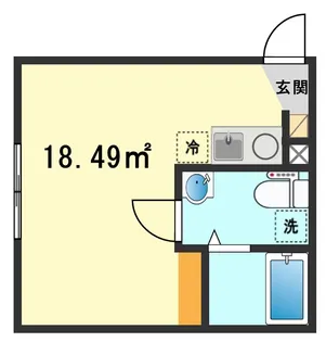 ClaudiaShibamata【3階】の間取り