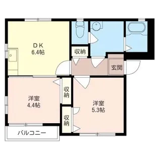 Arc-en-ciel(アルカンシェル)【1階】の間取り