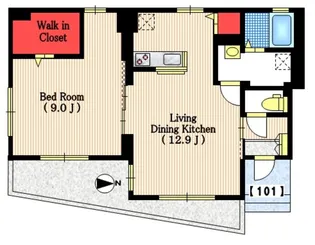 グレイス【1階】の間取り