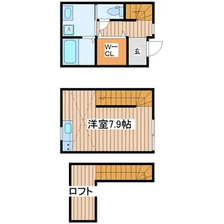 ノヴァ原町B【1階】の間取り