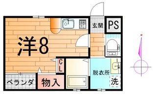 サンテラスII【3階】の間取り