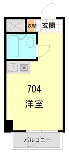サンハイツ神田キタムラビル【7階】の間取り