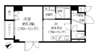 スプリーム九段【1階】の間取り