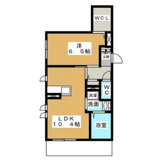 BLANC NOIR 白壁【1階】の間取り