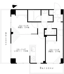 Uガーデン南荻窪【1階】の間取り