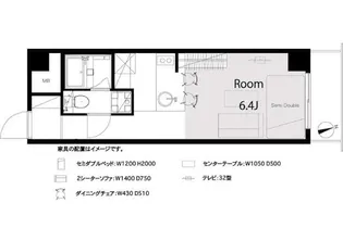 ロイヤルハイツ新宿御苑【4階】の間取り