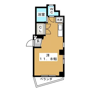 Kハイツ五輪【5階】の間取り