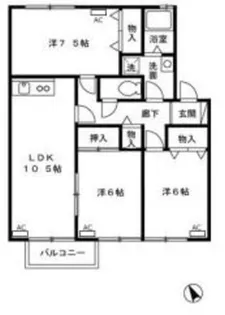エスポワール【2階】の間取り