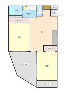 シャンティメゾン【4階】の間取り