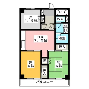 イワマ・アメニー【5階】の間取り