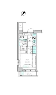 ヴィークブライト月島【4階】の間取り