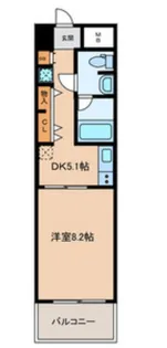 新白島東亜ビル【11階】の間取り