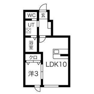 INFINITY SAGAE・I【1階】の間取り