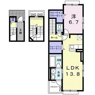 サンミッシェルIV【3階】の間取り