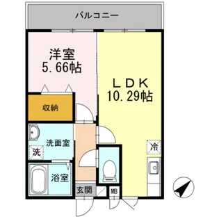 エクレールHP上星川【3階】の間取り