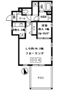 メゾントレフル【1階】の間取り