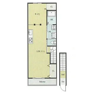 フルーブ【2階】の間取り