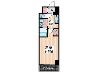 S-RESIDENCE広島駅diletto【3階】の間取り