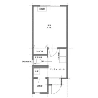 Woodyマンション2【3階】の間取り