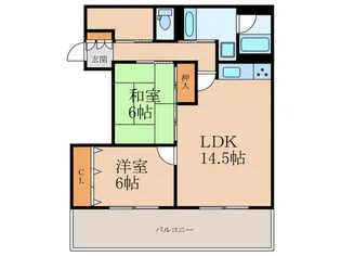 丹村アパート【1階】の間取り