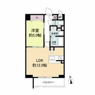 estageo関目高殿【1階】の間取り